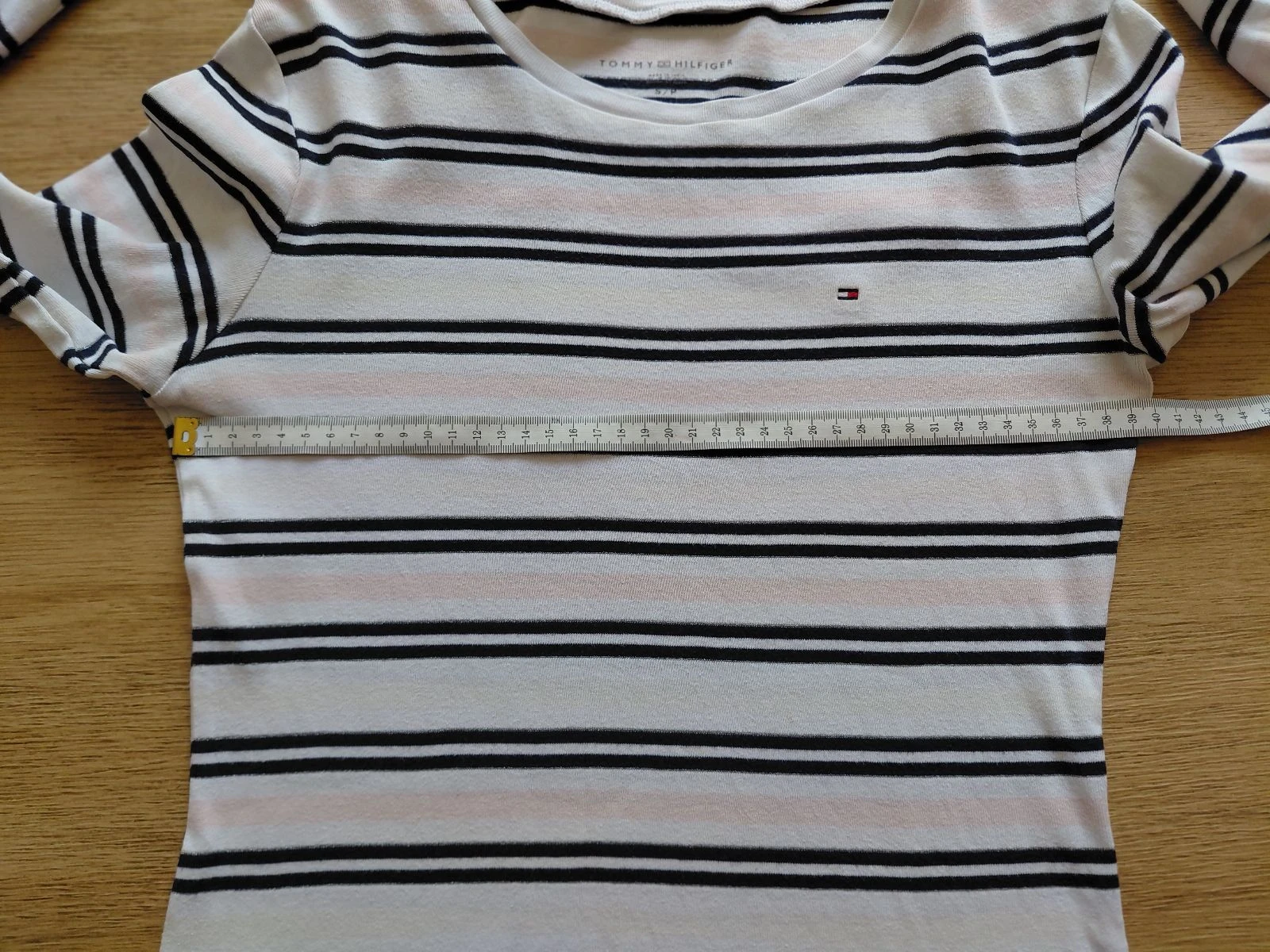 Camiseta de mangas compridas Tommy Hilfiger listrada - Tamanho S – photo 8